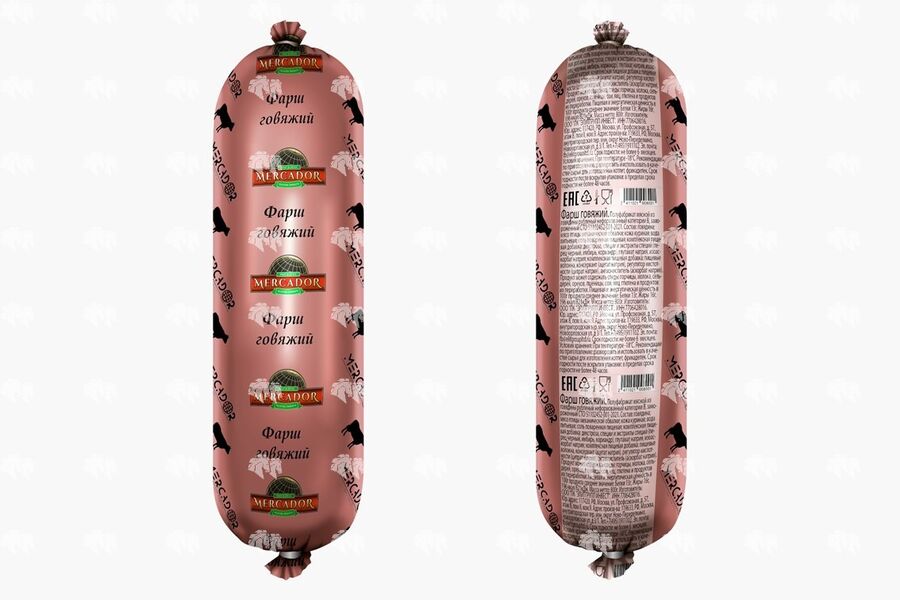 Фарш говяжий в тубах