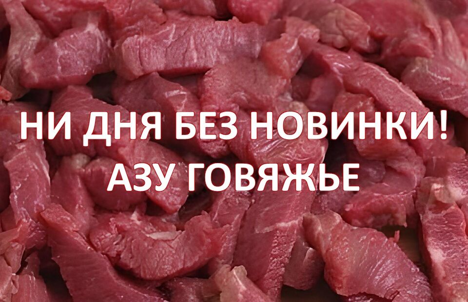 Ни дня без новинки: азу говяжье.