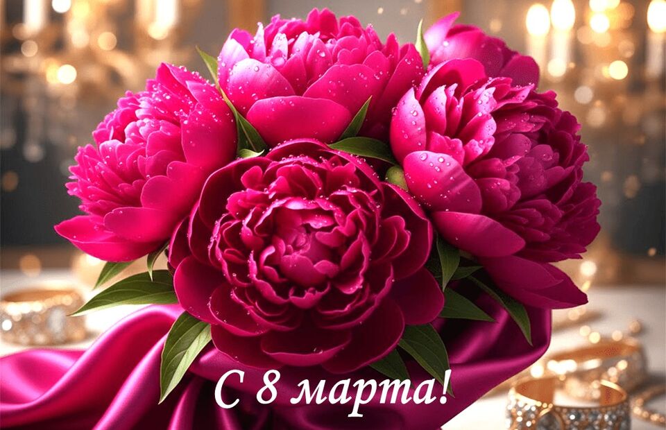 Поздравляем милых женщин с праздником!