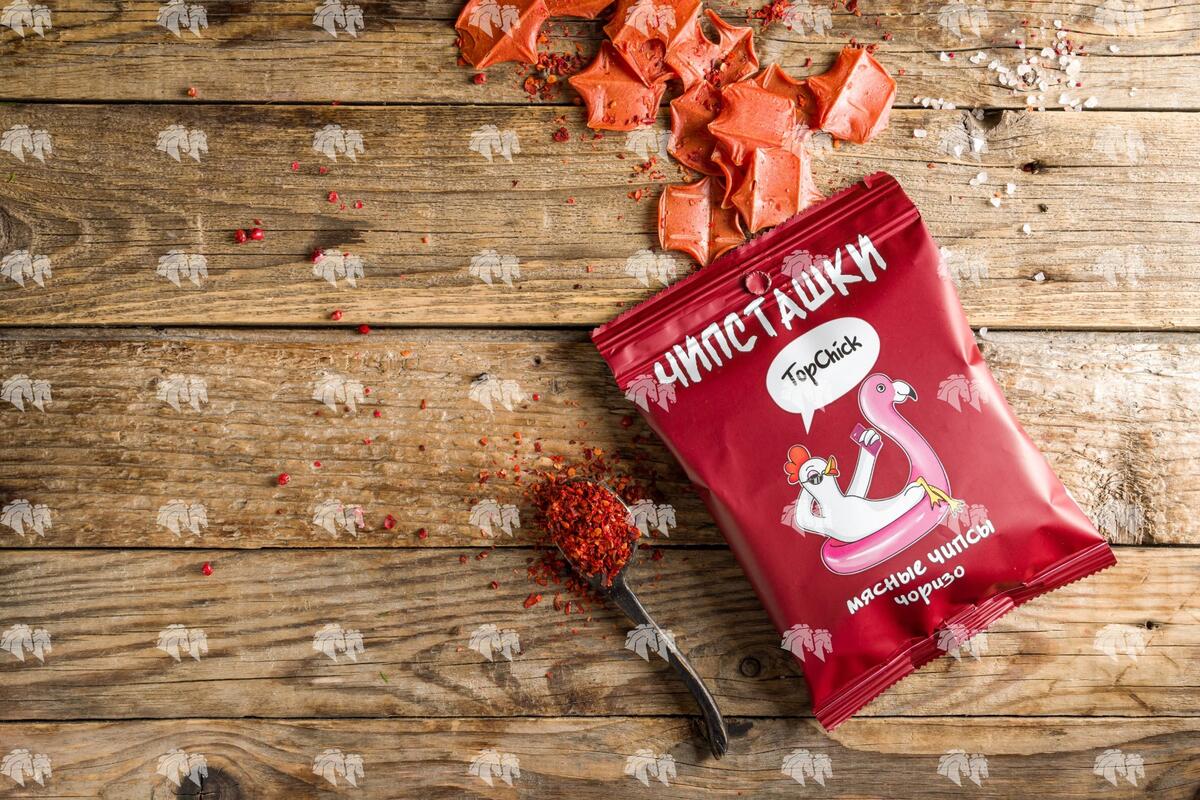 Мясные чипсы "Чоризо" сыровяленые