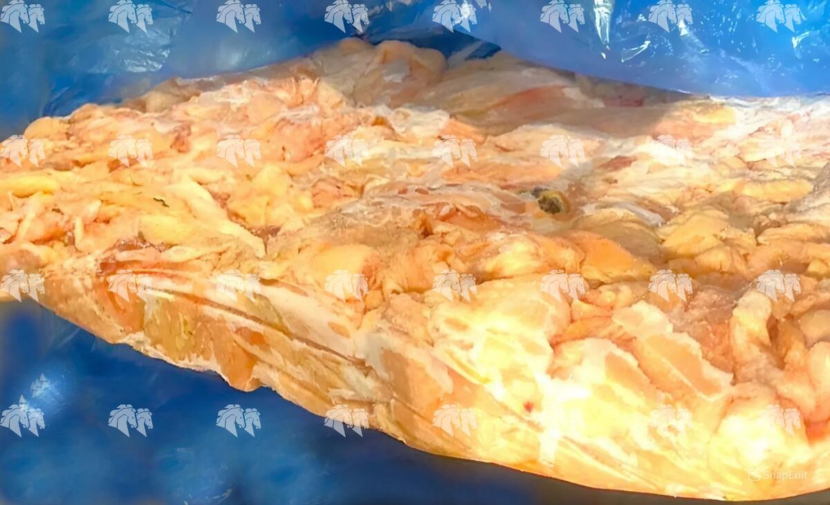 Блоки из кожи птицы с грудки (курица)