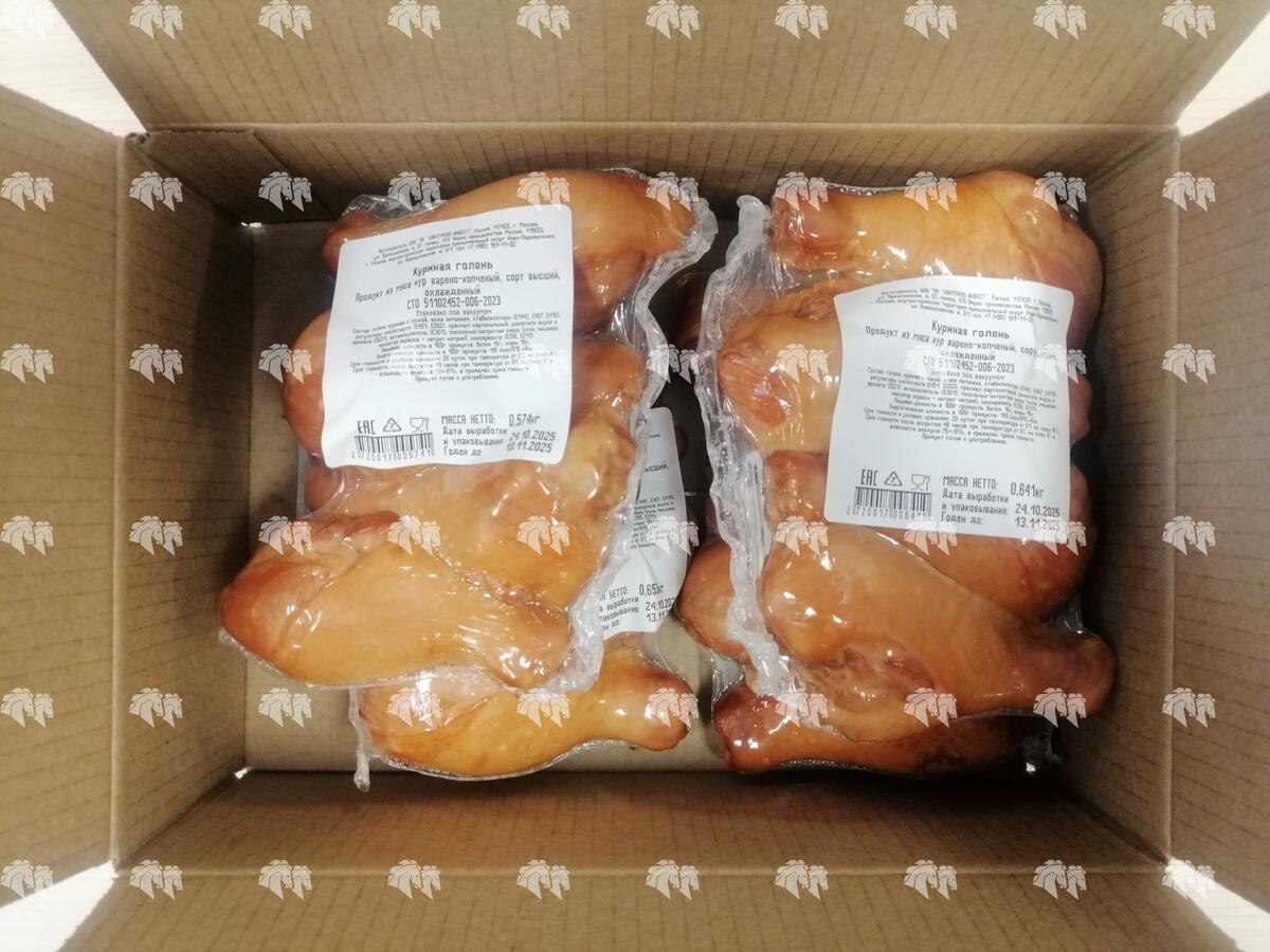 Голень куриная варено-копченая