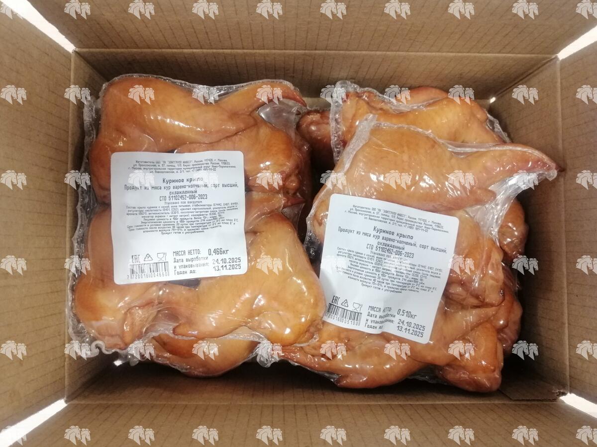 Крыло куриное варено-копченое