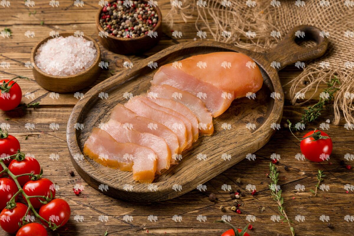 Карпаччо сырокопченое из грудки курицы