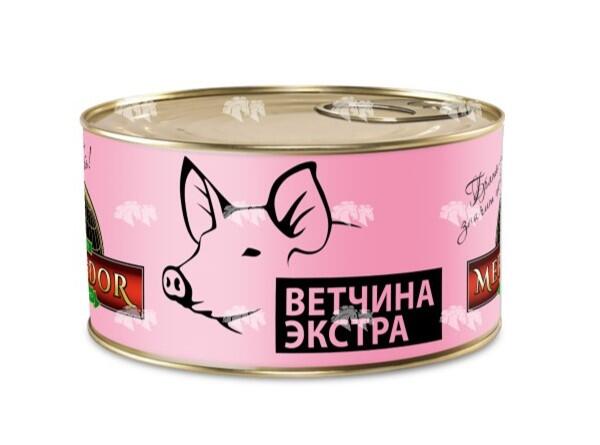 "Ветчина Экстра", ТУ 10.13.15-006-51102452-2026  , 340 г