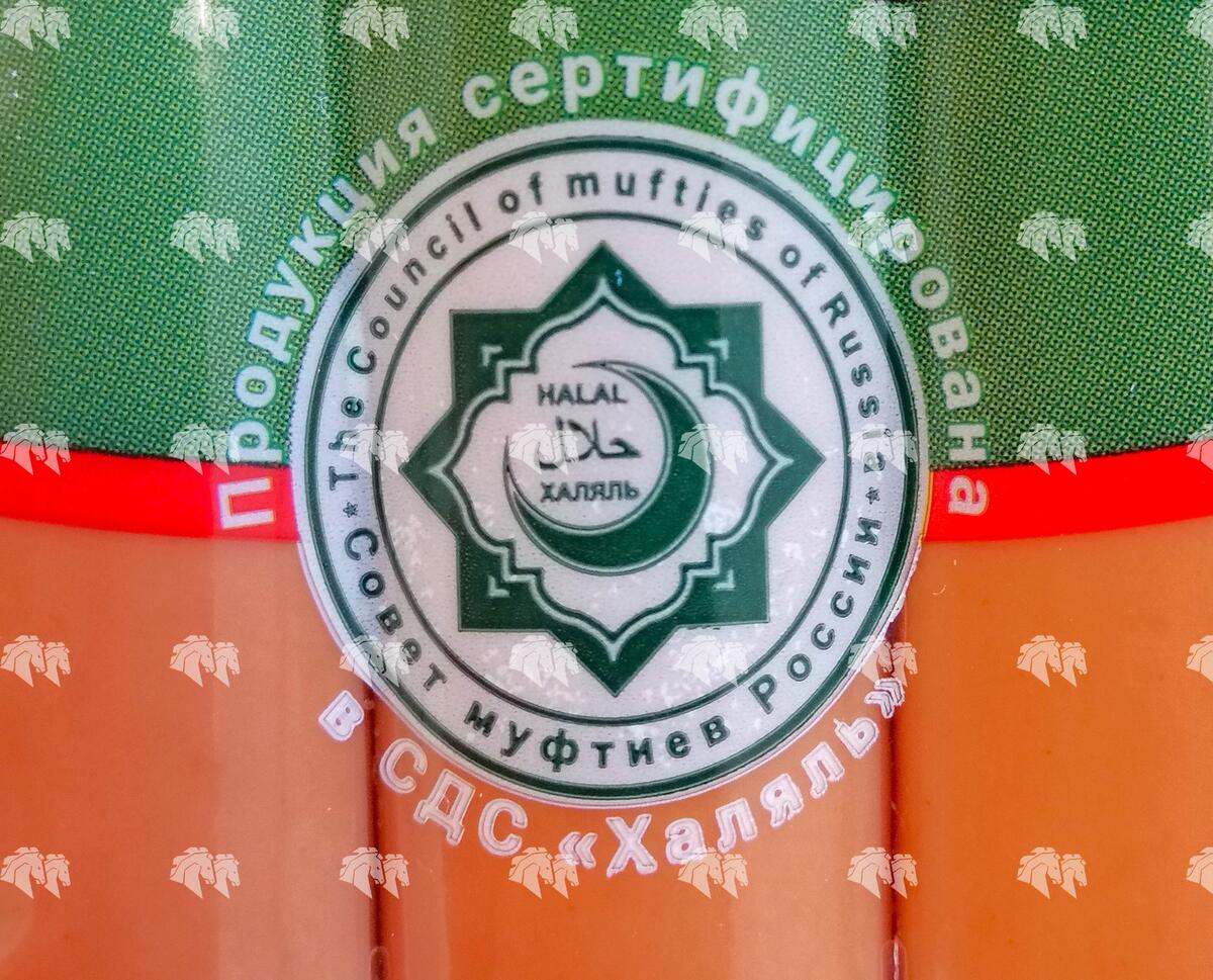 Сосиски  куриные "Правильные" варено-копченые, ХАЛЯЛЬ